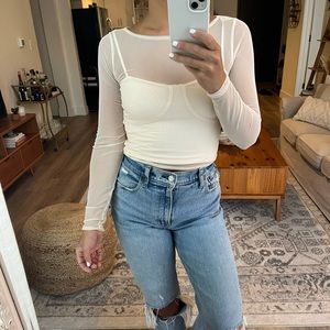 Abercrombie mesh shirt